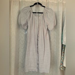 J.Crew linen gingham dress